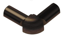Schluter Rondec Double-Leg 90 Degree Outside Corner Brushed Antique Bronze